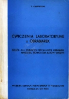 Karpiński, Tadeusz, 1971, Ćwiczenia laboratoryjne z obrabiarek. Cz.2