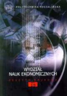 Zeszyty Naukowe Wydziału Nauk Ekonomicznych. Nr 19