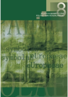 Symbolae Europaeae : filozofia, historia, język i literatura, nauki o polityce. Nr 8