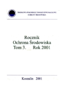 Rocznik Ochrona Środowiska. T. 3