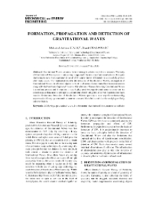Formation, propagation and detection of gravitational waves
