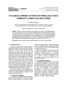 The development of prototyping and their research over the centuries