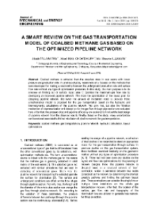 A smart review on the gas transportation model of coalbed methane gas based on the optimized pipeline network