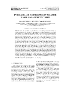 Pyrolysis and incineration in polymer waste management system