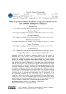 Daily Suspended sediment prediction using seasonal time series and artificial intelligence techniques