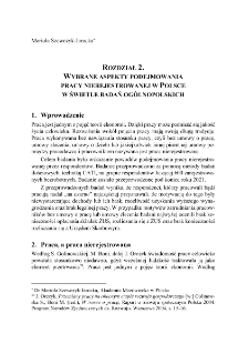 Wybrane aspekty podejmowania pracy nierejestrowanej w Polsce w świetle badań ogólnopolskich