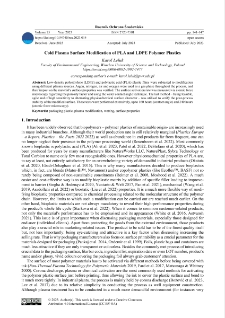 Cold plasma surface modification of PLA and LDPE polymer plastics