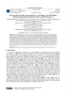 Multi-domain, autonomous measurement buoy as an element of the water quality monitoring and early warning system in rivers and water reservoirs