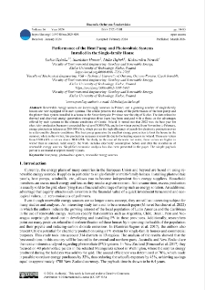 Performance of the heat pump and photovoltaic systems installed in the single - family house