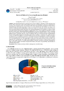 Review of methods for converting biomass into biofuels