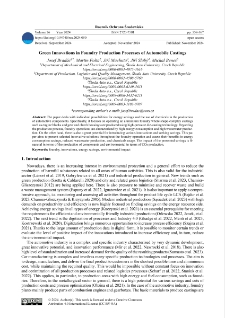 Green innovations in foundry production processes of automobile castings