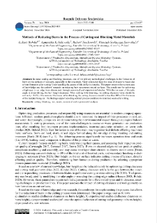Methods of reducing burrs in the process of cutting and blanking metal materials
