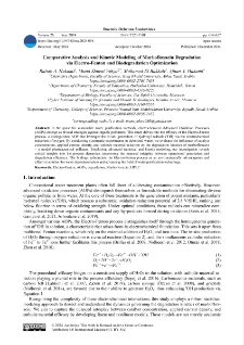Comparative analysis and kinetic modeling of marbofloxacin degradation via electro-Fenton and biodegradation optimization