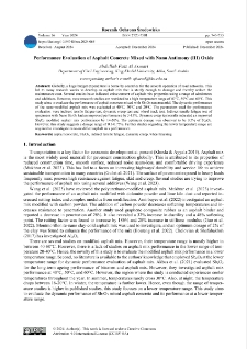 Performance evaluation of asphalt concrete mixed with nano antimony (III) oxide