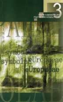 Symbolae Europaeae : teoria komunikacji, kultura, historia. Nr 3